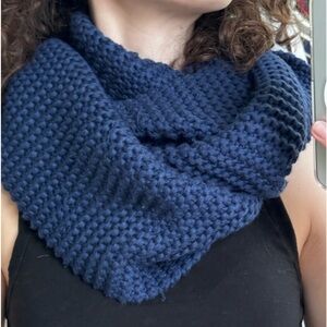 UGG Blue Knit Infinity Scarf